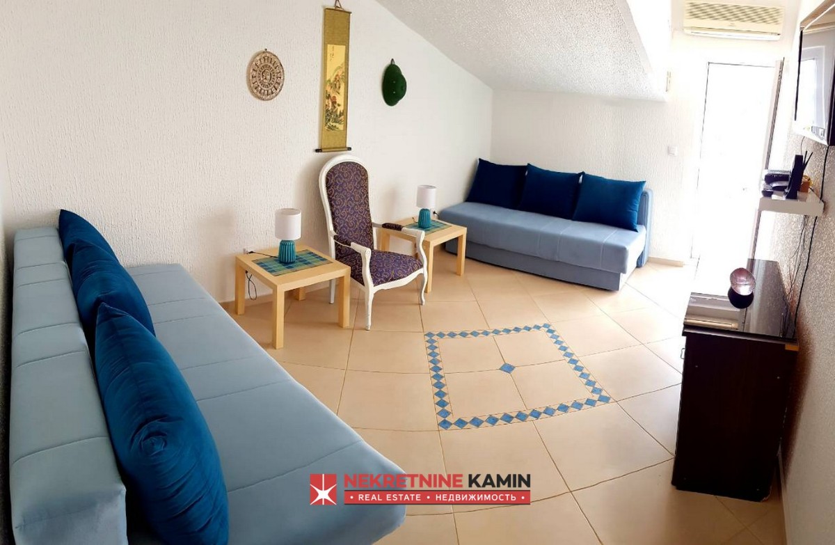 Furnished One-Bedroom Apartment with a Large Terrace, Mainska Street, Budva